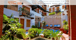 Desktop Screenshot of hotelcasacarolina.com