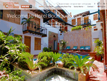 Tablet Screenshot of hotelcasacarolina.com